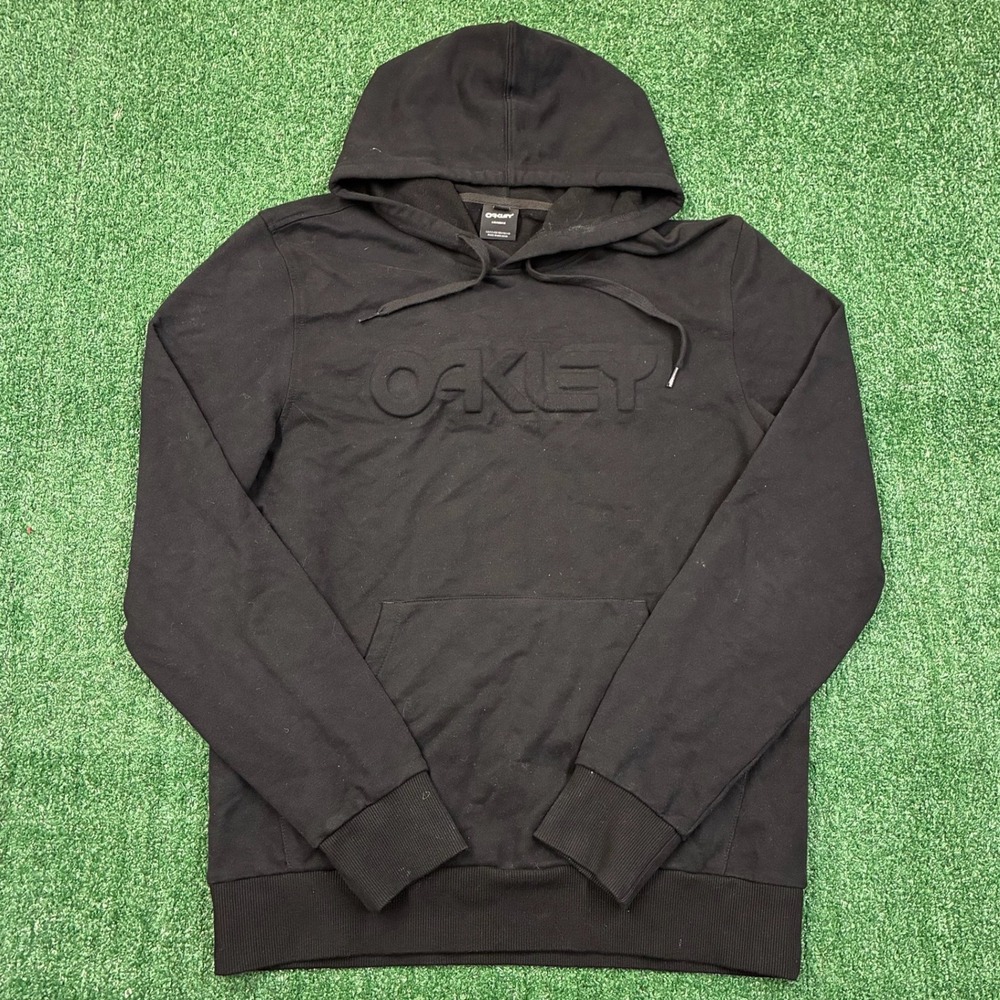 Y2K 2000's Oakley Embossed Spellout Hoodie